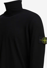 Stone Island Compass Patch Turtleneck Sweater Black 5100025S00C4V0029_377434a4-9abb-46a4-a36a-a2074fbfa011