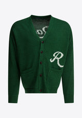 Printed Ribbed Cardigan
