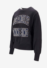 Anine Bing Harry Shrunken LA Sweatshirt Navy A0811677_VTG3