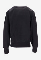 Anine Bing Harry Shrunken LA Sweatshirt Navy A0811677_VTG3