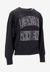 Anine Bing Harry Shrunken LA Sweatshirt Navy A0811677_VTG3