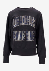 Anine Bing Harry Shrunken LA Sweatshirt Navy A0811677_VTG3