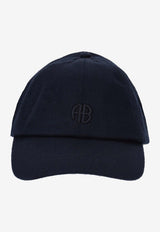 Anine Bing Jeremy Baseball Cap Navy A1212045_NYA1