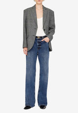 Anine Bing Hugh Straight-Leg Jeans Blue A061134418_WHD8