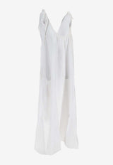 Anine Bing Flora Sleeveless Midi Dress White A0212165_WTI26