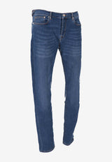 Paul Smith Logo Patch Slim-Fit Jeans Denim M2R100ZWP20932_BLUE