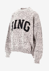 Anine Bing Sydney Knitted Sweater Gray A0911545_MUL2