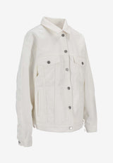 Anine Bing Rory Denim Jacket White A0110878_OFW25