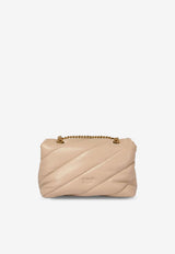 PINKO Medium Classic Love Puff Shoulder Bag Beige 100038A0F2C50Q_Beige_44130118