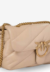 PINKO Medium Classic Love Puff Shoulder Bag Beige 100038A0F2C50Q_Beige_44130118