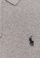Polo Ralph Lauren Embroidered Pony Polo T-shirt Gray 710666998006_CANTERBURY HEATHER_48136907