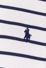 Polo Ralph Lauren Embroidered Logo Stripe T-shirt White 710B16648002_WHITE REFINED NAVY_48136856