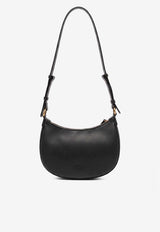 PINKO Mini Half Moon Leather Crossbody Bag Black 102790A0F1Z99Q_Black_44129901