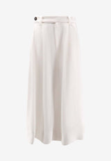 Brunello Cucinelli Buttoned Midi Skirt Beige MH126G3951C600_Beige_40000143