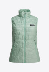 Logo-Patched Zip-Up Vest