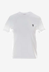 AMI PARIS Ami De Coeur Crewneck T-shirt White FTS347724_100
