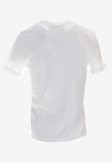 AMI PARIS Ami De Coeur Crewneck T-shirt White FTS347724_100
