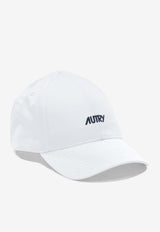 Autry Logo Embroidered Baseball Cap White ACPU063W_9f1ebec7-268b-4e7a-9776-01c5a42cb977