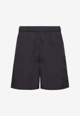 Moncler Logo Patch Nylon Swim Shorts Black L10912C00003597IQ_999