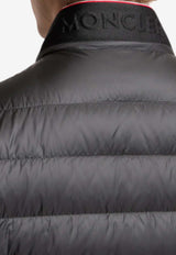 Moncler Rigel Biker Short Down Jacket Black L10911A00008597XQ_999