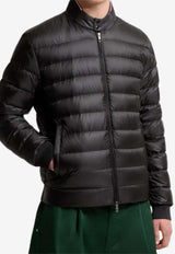 Moncler Rigel Biker Short Down Jacket Black L10911A00008597XQ_999