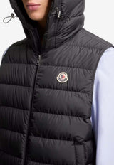Moncler Marseillan Hooded Down Gilet Black L10911A00019597X2_999