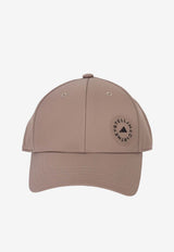 Adidas By Stella McCartney Logo Patch Baseball Cap Beige KC4222_chalky brown
