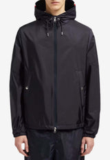 Moncler Grimpeurs Hooded Windbreaker Jacket Navy L10911A0009054155_743