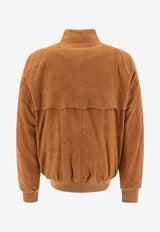 Leather Zip-Up Jacket