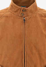 Leather Zip-Up Jacket