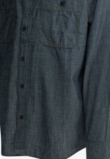Logo-Embroidered Buttoned Shirt