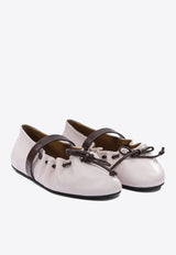 Mary Jane Leather Ballet Flats