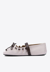 Mary Jane Leather Ballet Flats