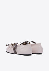 Mary Jane Leather Ballet Flats