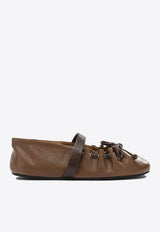 Mary Jane Leather Ballet Flats