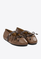 Mary Jane Leather Ballet Flats
