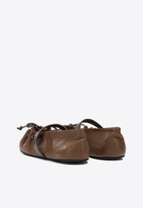 Mary Jane Leather Ballet Flats