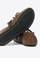 Mary Jane Leather Ballet Flats