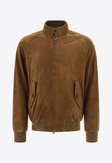 Leather Zip-Up Jacket
