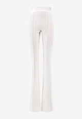 Elisabetta Franchi Tailored Straight-Leg Pants Ivory PA16961E2360_Ivory_41973265
