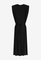 PINKO Alexiana Chain-Embellished Maxi Dress Black 106493A32DZ99_Black_44130345