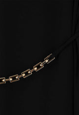 PINKO Alexiana Chain-Embellished Maxi Dress Black 106493A32DZ99_Black_44130345