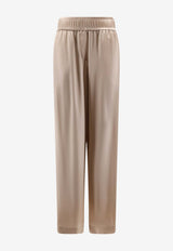 Brunello Cucinelli Silk Straight-Leg Pants Beige M0C59P8942C9643_OATMEAL_40000224