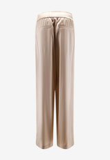 Brunello Cucinelli Silk Straight-Leg Pants Beige M0C59P8942C9643_OATMEAL_40000224