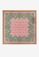 PINKO Printed Silk Scarf Pink 106688A39INL4_Pink_44130074