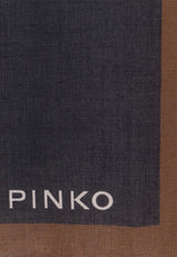 PINKO Tiger Print Silk Scarf Multicolor 106688A39OLZ5_MultiColour_44130062