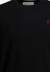 AMI PARIS Ami De Coeur Sweater Black HKS826.001009_67cc6414-02cc-46db-8e10-f0ea9d2972da