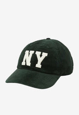 Ralph Lauren NY Patch Corduroy Baseball Cap Green 211A87348001_300