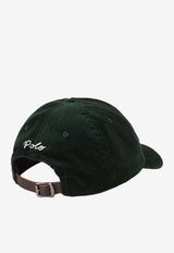 Ralph Lauren NY Patch Corduroy Baseball Cap Green 211A87348001_300