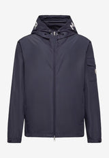 Moncler Sassiere Hooded Zip-Up Jacket Midnight Blue L10911A0015559876_74S